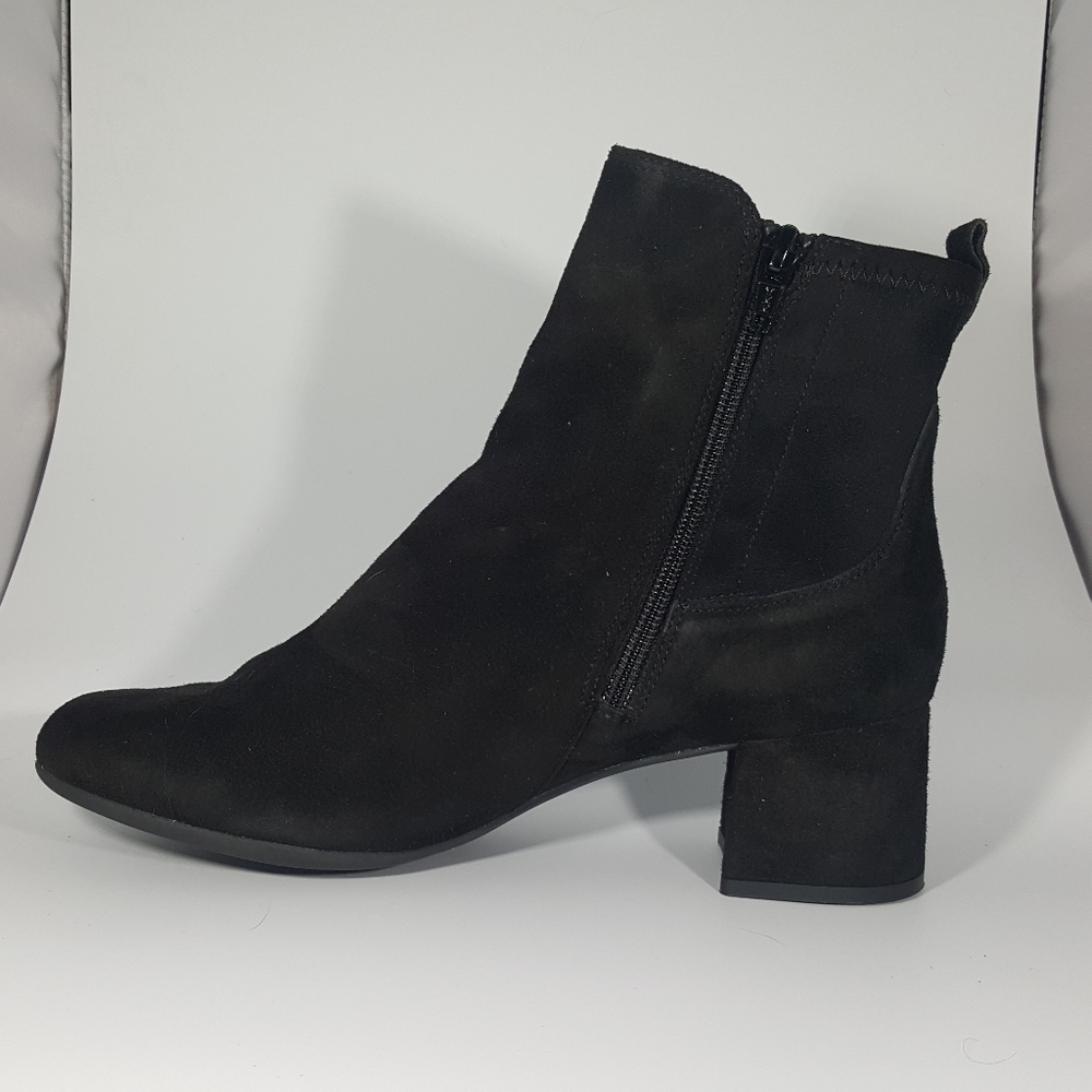 The Flexx Black Suede Ankle Boot - Picture 2 of 4